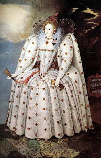 Marcus Gheeraerts Portrait of Queen Elisabeth I Germany oil painting art
